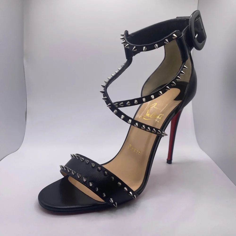 Christian Louboutin Choca Spike Heels - Picture 8 of 13